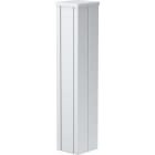 OBO BETTERMANN - Installationssäule Boden 675x130x140 Aluminium reinweiß RAL 9010