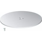 OBO BETTERMANN - Standfuß für Installationssäulen F Ø350x8mm Stahl reinweiß RAL 9010