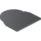 OBO BETTERMANN - Gummiunterlage für ISS 110100R 111x101x4 Gummi schwarz