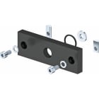 OBO BETTERMANN - Druckluftabgriff für ISS Industrie 152x50x15mm Aluminium tiefschwarz RAL 9005