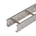 OBO BETTERMANN - Weitspannkabelleiter gelochter Seitenholm 110x200x6000 Edelstahl, rostfrei A4 1.4571 blank, nachbehandelt