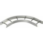 OBO BETTERMANN - Bogen 90° für Weitspannkabelleiter 110 110x300 Edelstahl, rostfrei A4 1.4571 blank, nachbehandelt