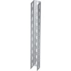 OBO BETTERMANN - U-Stiel 3-seitig gelocht 50x50x3000 Edelstahl, rostfrei A2 1.4301 blank, nachbehandelt