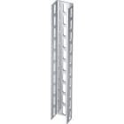 OBO BETTERMANN - U-Stiel 3-seitig gelocht 70x50x6000 Edelstahl, rostfrei A2 1.4301 blank, nachbehandelt