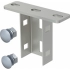 OBO BETTERMANN - Kopfplatte für US 3-Stiel 130x40x100 Edelstahl, rostfrei A2 1.4301 blank, nachbehandelt