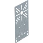 OBO BETTERMANN - Montageplatte flache Bauform 235x120 Stahl bandverzinkt