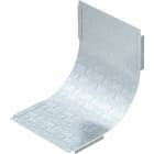 OBO BETTERMANN - Deckel für Vertikalbogen 90° steigend B500mm Stahl bandverzinkt Zink/Aluminium, Double Dip