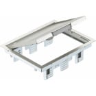 OBO BETTERMANN - Geräteeinsatz für Universalmontage 274x221x70 Edelstahl, rostfrei A2 1.4301
