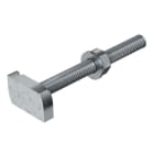 OBO BETTERMANN - Hammerkopfschraube für Profilschiene MS4121/4141 M10x100mm Stahl Zinklamelle