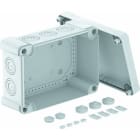 OBO BETTERMANN - Kabelabzweigkasten 286x202x125 Polycarbonat lichtgrau RAL 7035