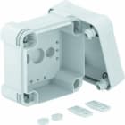 OBO BETTERMANN - Leergehäuse 114x114x78 Polycarbonat lichtgrau RAL 7035