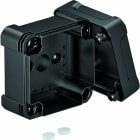 OBO BETTERMANN - Leergehäuse 114x114x78 Polycarbonat graphitschwarz RAL 9011