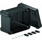 OBO BETTERMANN - Leergehäuse 190x150x125 Polycarbonat graphitschwarz RAL 9011