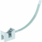 OBO BETTERMANN - Kabelbinderschelle 7,5x180mm Polyamid lichtgrau RAL 7035