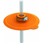 OBO BETTERMANN - Dichtmanschette für Rundleiter 10mm RD10 Thermoplastisches Elastomer pastellorange RAL 2003