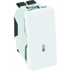 OBO BETTERMANN - Aus-/Wechselschalter mit Kontrolllicht 10 A, 250 V Polycarbonat reinweiß RAL 9010