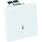 OBO BETTERMANN - Aus-/Wechselschalter mit Kontrolllicht 10 A, 250 V Polycarbonat reinweiß RAL 9010