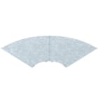 OBO BETTERMANN - Deckel Bogen 90° mit Drehriegel B800 Stahl tauchfeuerverzinkt