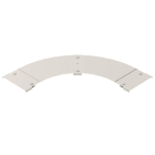 OBO BETTERMANN - Deckel Bogen 90° mit Drehriegel B200 Edelstahl, rostfrei A2 1.4301 blank, nachbehandelt
