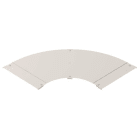 OBO BETTERMANN - Deckel Bogen 90° mit Drehriegel B500 Edelstahl, rostfrei A2 1.4301 blank, nachbehandelt