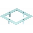 OBO BETTERMANN - Schwerlast-Montagedeckel 250-3 für Nenngröße 4 282x282x59 Stahl bandverzinkt