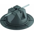 OBO BETTERMANN - Dachleitungshalter für Flachdächer 8-10mm Polyamid/Polyethylen schwarz
