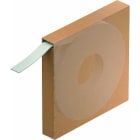 OBO BETTERMANN - Spannband per Rolle: 25 m 15x0,5 Edelstahl, rostfrei A2 1.4301 kunststoffbeschichtet tiefschwarz RAL 9005
