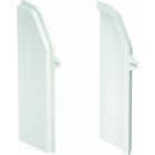OBO BETTERMANN - REHAU - Seitenabschluss Geräteträger SL 9010 rechts + links Polyvinylchlorid reinweiß RAL 9010