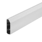 OBO BETTERMANN - REHAU - Sockelleistenkanal SL Set 20x70 7035 Polyvinylchlorid lichtgrau RAL 7035