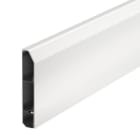 OBO BETTERMANN - REHAU - Sockelleistenkanal SL Set 20x110 9010 Polyvinylchlorid reinweiß RAL 9010