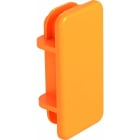 OBO BETTERMANN - Endkappe zu Profilschiene MS 21 41x21mm Polyethylen pastellorange RAL 2003