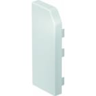 OBO BETTERMANN - REHAU - Endstück links RAUDUO 40x105 links 9010 Polyvinylchlorid reinweiß RAL 9010