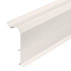 OBO BETTERMANN - REHAU - Oberteil RAUDUO Sockell. 40x105 DL 9001 Polyvinylchlorid cremeweiß RAL 9001