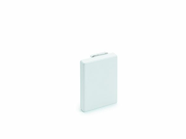 OBO BETTERMANN - REHAU - Endstück AXIS 40x60 9010 60x40x2 Polycarbonat/Acrylnitril-Butadien-Styrol reinweiß RAL 9010