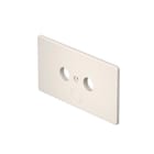 OBO BETTERMANN - REHAU - Blende Antenne SL Duo-Abdeckung 9010 Polycarbonat/Acrylnitril-Butadien-Styrol reinweiß RAL 9010