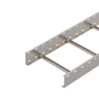 OBO BETTERMANN - Kabelleiter gelocht, mit VS-Sprosse 110x400x6000 Edelstahl, rostfrei A2 1.4301 blank, nachbehandelt