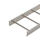 OBO BETTERMANN - Kabelleiter gelocht, mit VS-Sprosse 110x500x6000 Edelstahl, rostfrei A2 1.4301 blank, nachbehandelt