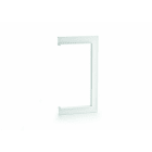 OBO BETTERMANN - REHAU - Wandabschlussblende SIGNA BASE 70x130 9010 84x160x10 Polycarbonat/Acrylnitril-Butadien-Styrol reinweiß RAL 9010