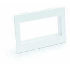 OBO BETTERMANN - REHAU - 2-fach Rahmen für Modul 45 RAL9010 110x80x28 Polycarbonat/Acrylnitril-Butadien-Styrol reinweiß RAL 9010
