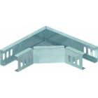 OBO BETTERMANN - Bogen 90° horizontal 35x50 Stahl tauchfeuerverzinkt