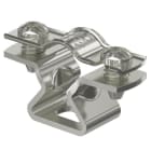 OBO BETTERMANN - Abstandschelle mit Langloch 10-12mm Edelstahl, rostfrei A4 1.4571