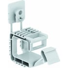 OBO BETTERMANN - Grip-Sammelhalterung mit Anreihkontur 10x NYM3x1,5 Polypropylen lichtgrau RAL 7035