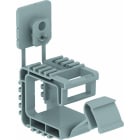 OBO BETTERMANN - Grip-Sammelhalterung mit Anreihkontur, 960°C 10x NYM3x1,5 Polypropylen steingrau RAL 7030