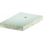 OBO BETTERMANN - Brandschutzplatte gelocht 190x120x20 Glasfaserleichtbeton grau