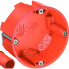 OBO BETTERMANN - HW Gerätedose flache Bauform Ø68mm, H35mm Polypropylen orange