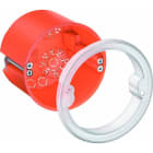 OBO BETTERMANN - HW Gerätedose für CEE/PERILEX mit Dichtung Ø74mm, H61mm Polypropylen orange