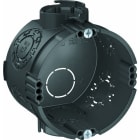 OBO BETTERMANN - UP Gerätedose mit Geräteschrauben Ø60mm, H46mm Polypropylen tiefschwarz