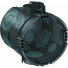 OBO BETTERMANN - UP Geräte-Verbindungsdose luftdicht Ø60mm, H66mm Polypropylen / Thermoplastisches Elastomer tiefschwarz / blaugrau