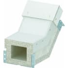 OBO BETTERMANN - Vertikalbogen steigend EI60 für PLCS D060810 100x80 Glasfaserleichtbeton grau