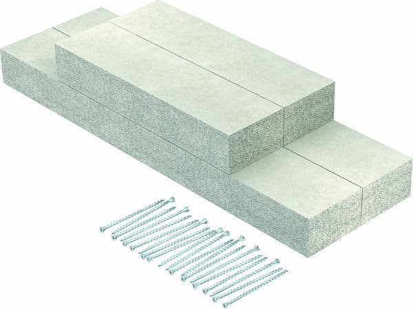 OBO BETTERMANN - Wandanschlusskragen EI60 für PLCS D061220 200x120 Glasfaserleichtbeton grau